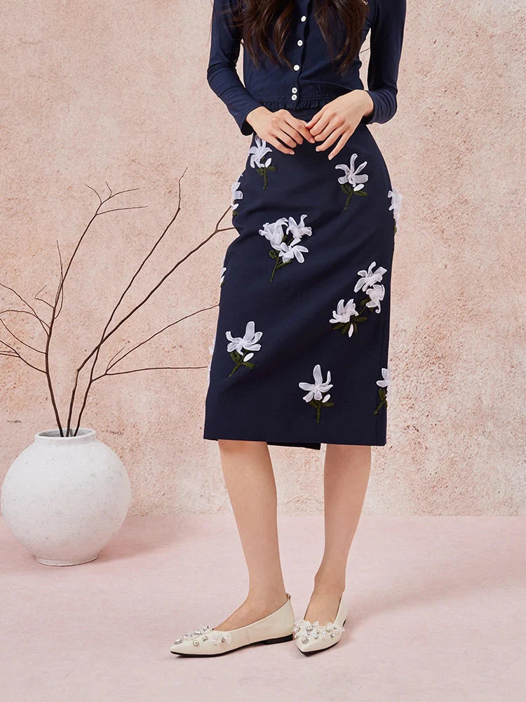 PAZZION, Alasdair Embellished Pointed Toe Flats, Beige