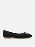 PAZZION, Cerese Flyknit Bow Ballet Flats, Black