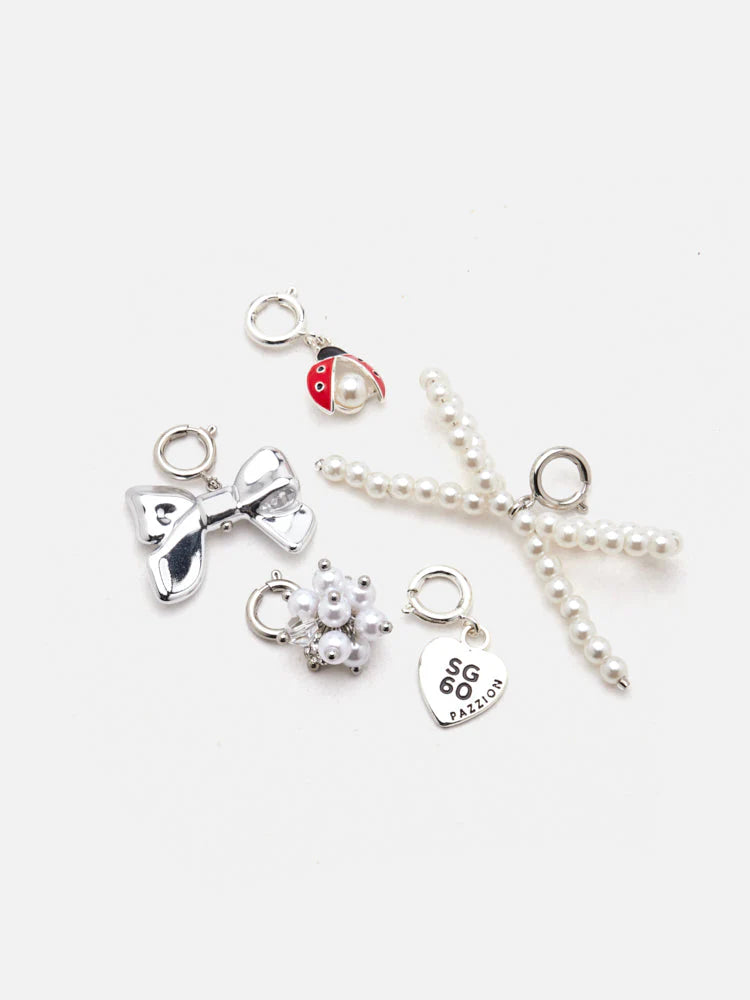 PAZZION, Cheryl Charm Mary Janes, White