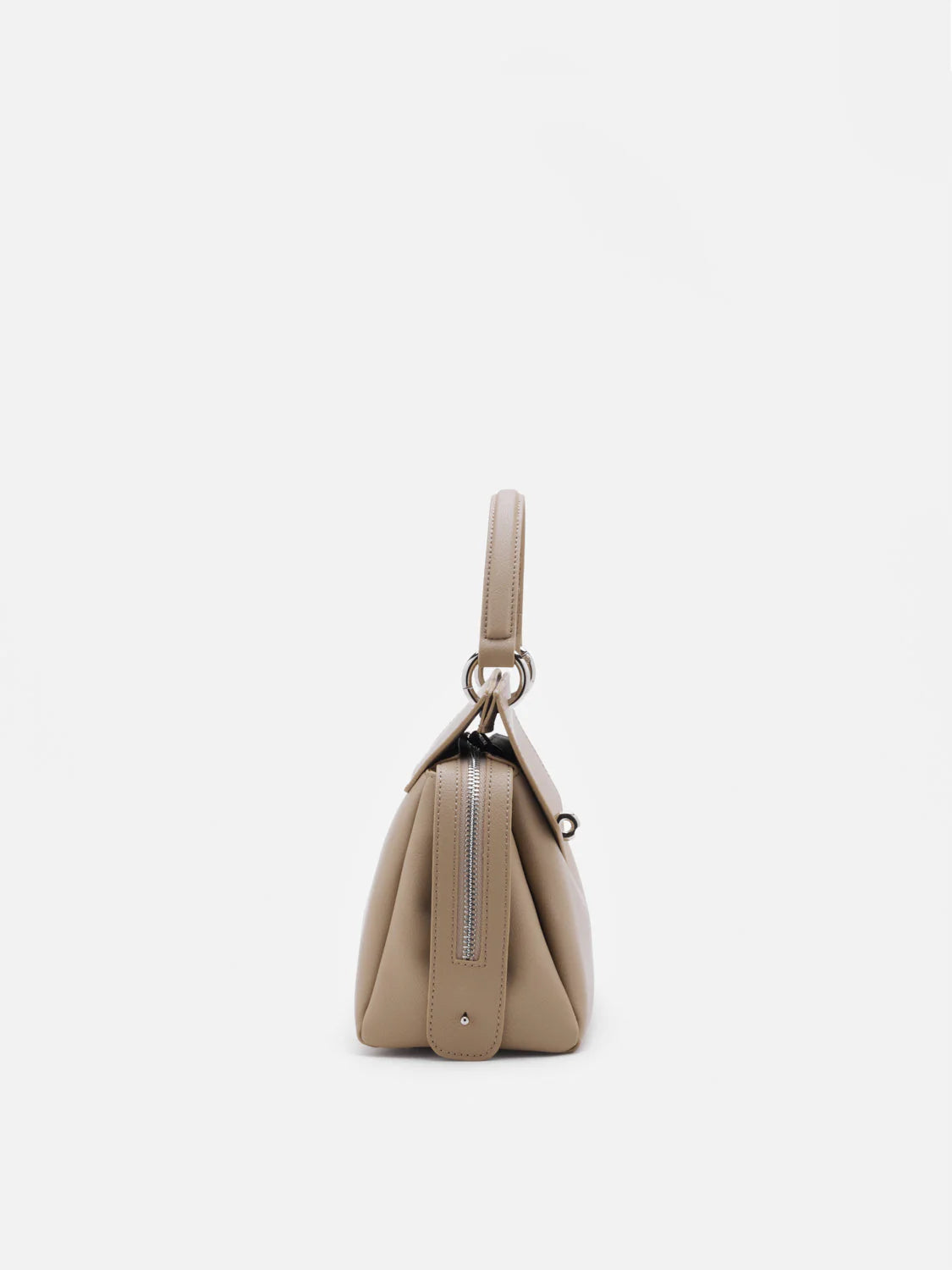 PAZZION, Diana Top Handle Bag, Almond