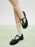 PAZZION, Emilia T-Bar Mary Janes, Black
