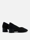 PAZZION, Glenda Flyknit Low Heels, Black