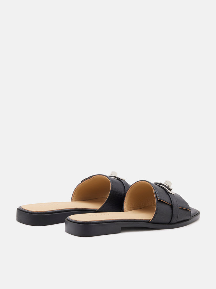PAZZION, Lexley.O Twist Lock Accent Slides, Black