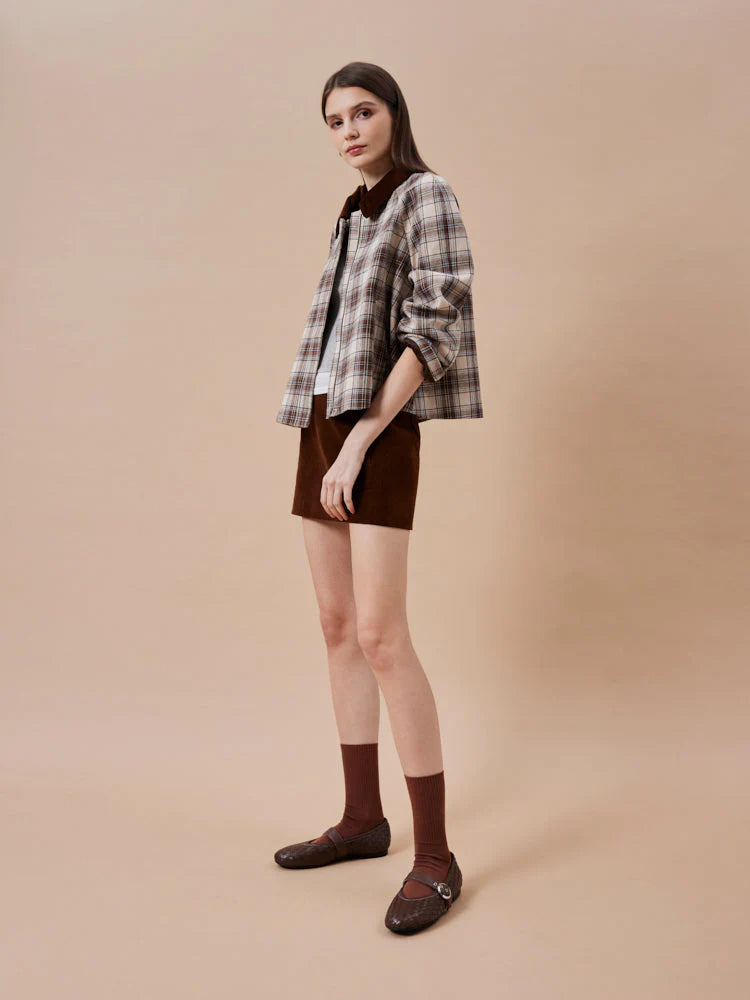 PAZZION, Marin Woven Mary Jane Flats, Brown