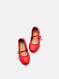 PAZZION, Mini Cheryl Charm Mary Janes, Red