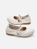 PAZZION, Mini Cheryl Charm Mary Janes, White