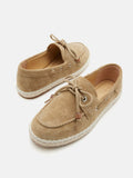 PAZZION, Misha Suede Espadrille Loafers, Khaki