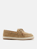 PAZZION, Misha Suede Espadrille Loafers, Khaki