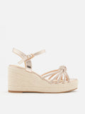 PAZZION, Olivier Crystal-Knot Wedges, Champagne