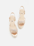PAZZION, Olivier Crystal-Knot Wedges, Champagne