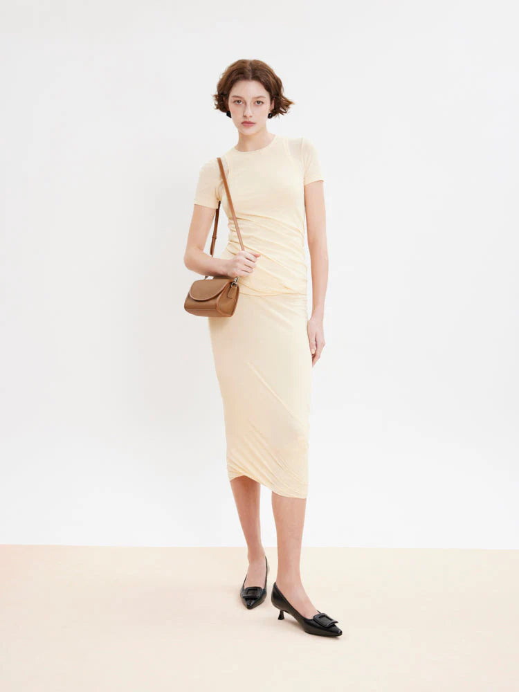 PAZZION, Orelia Square Buckle Pointed Toe Pumps, Black