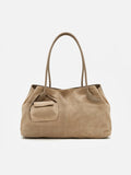 PAZZION, Santina Convertible Tote, Almond