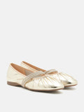 Sarto Crystal Embellished Strapped Mary Janes