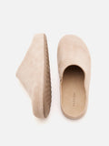 PAZZION, Sereno Suede Slip-On Mules, Khaki