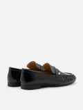 PAZZION, Silvia Accented Penny Loafers, Black