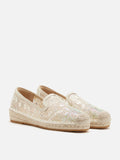 Xandra Crystal Embroidered Espadrilles