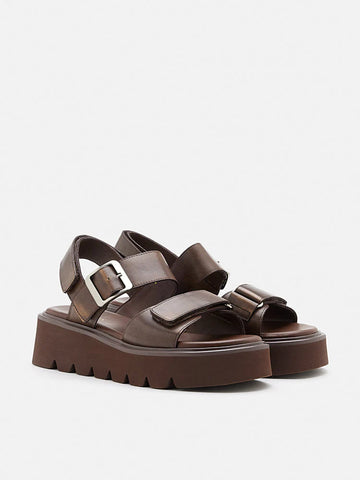 Addison Buckled Platform Sandals