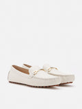 PAZZION, Alara Horsebit Moccasins, Beige