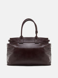 PAZZION, Alesha Top Handle Belted Bag, Wine