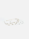 PAZZION, Allegra Diamante Double Hair Band, None