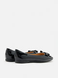 PAZZION, Ariel Ribbon Detailed Flats, Black