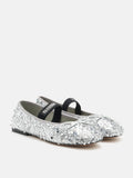 Ariya Sequinned Bow Mary Janes