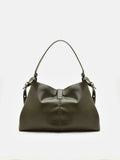 PAZZION, Athena Twist Lock Buckled Bag, Green