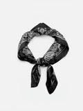 PAZZION, Audrey Printed Scarf, Black