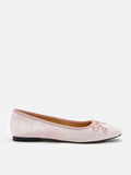 PAZZION, Beatrice Bow Embossed Flats, Pink