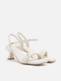 PAZZION, Bella Strappy Heels, Beige