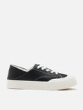 PAZZION, Binx Two-Way Leather Sneakers, Black