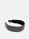 PAZZION, Britney Rhinestone Hair Band, Silver