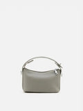 PAZZION, Cara Twist Lock Handle Bag, Grey