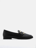 PAZZION, Cariad Loafer Flats, Black