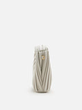 PAZZION, Celia Pleated Bag, Beige