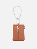PAZZION, Cleo Mini Chained Pouch, Brown