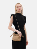 PAZZION, Coty Chained Bucket Bag, Khaki