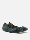 Daria Accented Suede Bow Flats