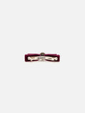PAZZION, Destiny Diamante Bow Hair Clip, Wine