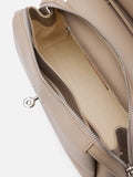 PAZZION, Diana Top Handle Bag, Almond