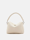 PAZZION, Donna Knotted Double Handle Bag, Beige