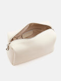 PAZZION, Donna Knotted Double Handle Bag, Beige