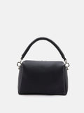PAZZION, Donna Knotted Double Handle Bag, Black