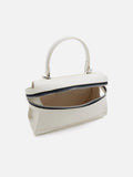 PAZZION, Elettra Compact Satchel, Beige