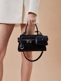 PAZZION, Elettra Compact Satchel, Black