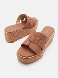 PAZZION, Elmira M.Ori Cage Wedges, Brown