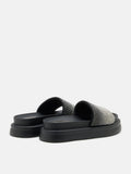 PAZZION, Emilie Crystal-Embellished Platform Slides, Black