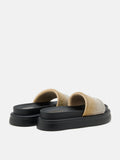 PAZZION, Emilie Crystal-Embellished Platform Slides, Gold