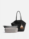 PAZZION, Emmanuelle Shoulder Bag, Black