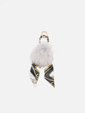 PAZZION, Frieda Fluff & Twilly Keychain, Grey
